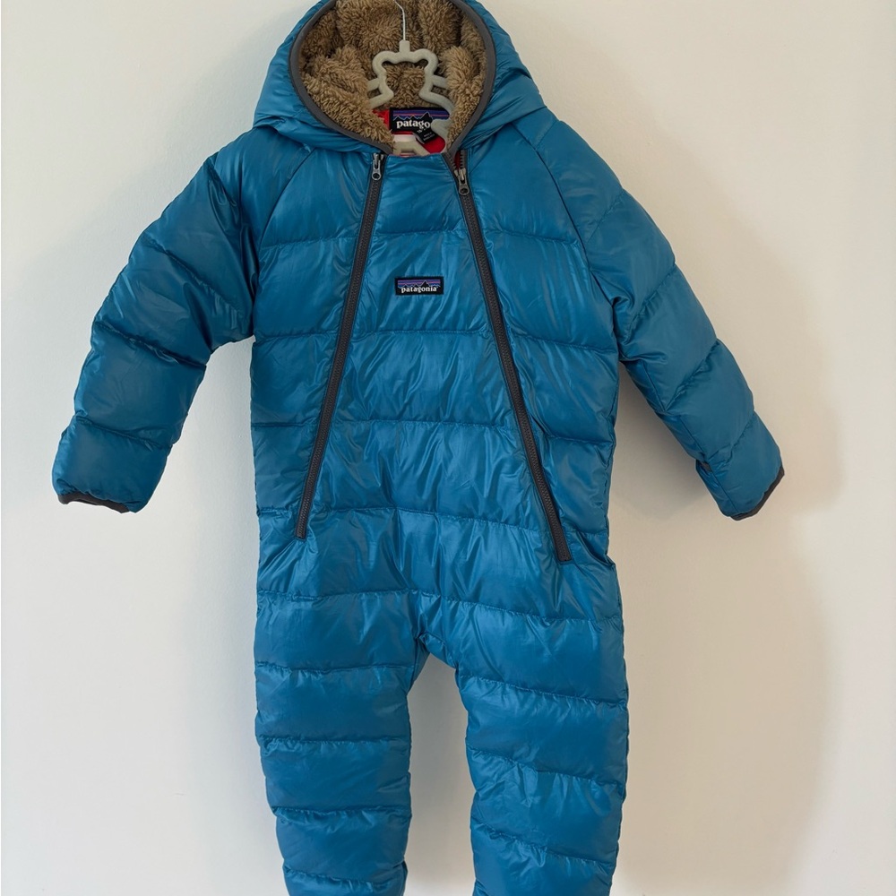 Patagonia Hi-Loft Down Snowsuit with Sherpa Hood